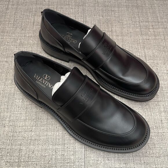 VALENTINO GARAVANI Men's Rockstud Loafers Black 9.5 US / 42.5 EU NEW Business - Picture 2 of 15